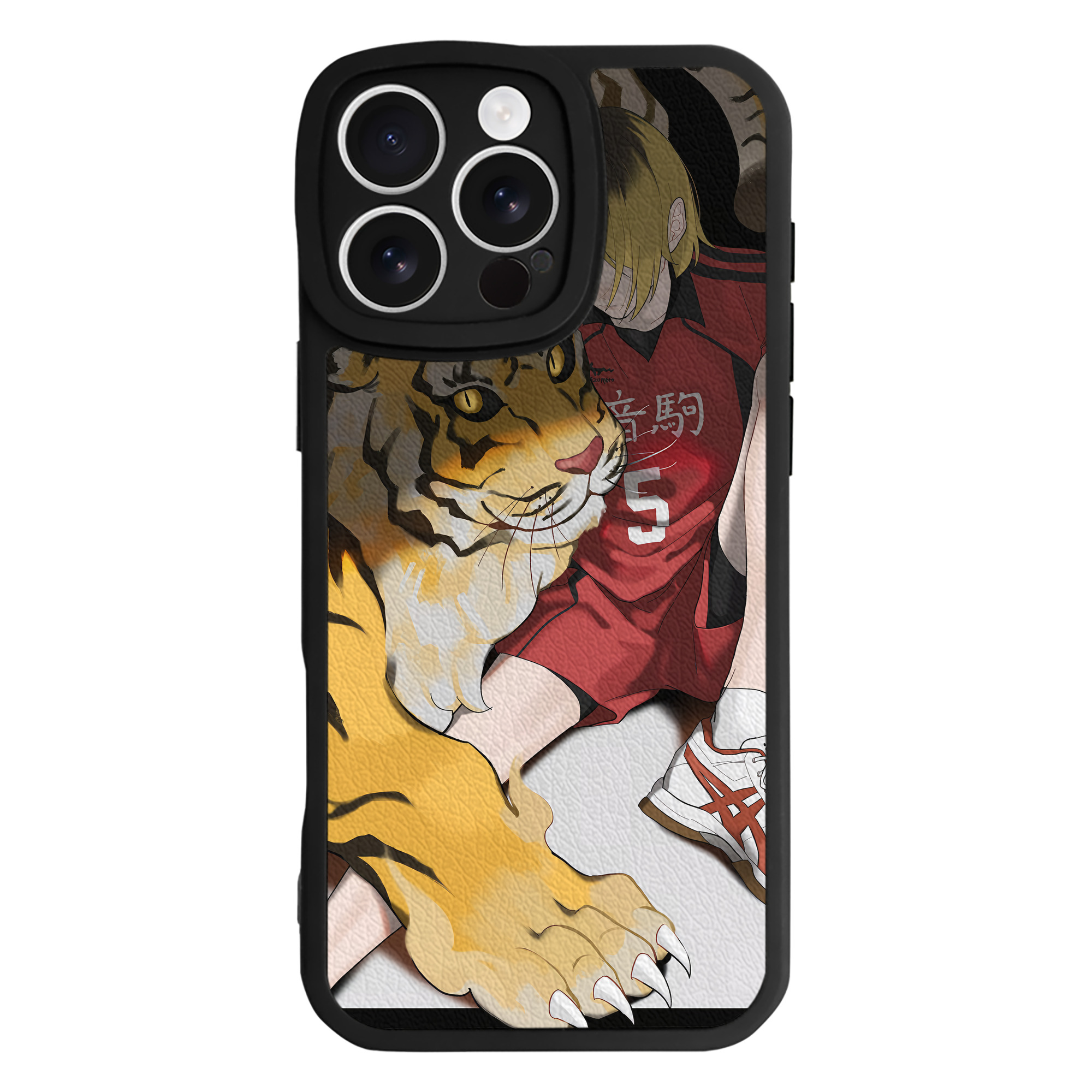 （画像用） ハイキュー!! Haikyu!! 【iPhone 16シリーズ対応】シリコンスマホケース（レザー調） 材質：シリコン